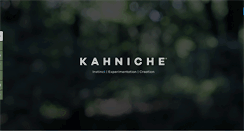 Desktop Screenshot of kahniche.com